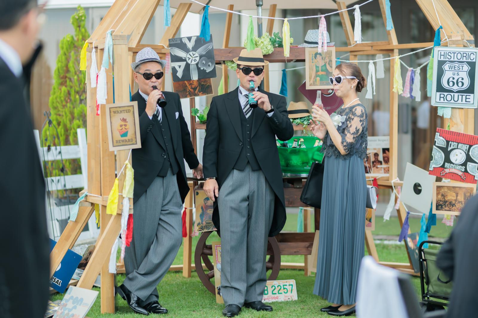 まるでアトラクションテーマパーク♪食べて、呑んで、遊んで、写真も沢山♪OTOSAN&OKASANも♪