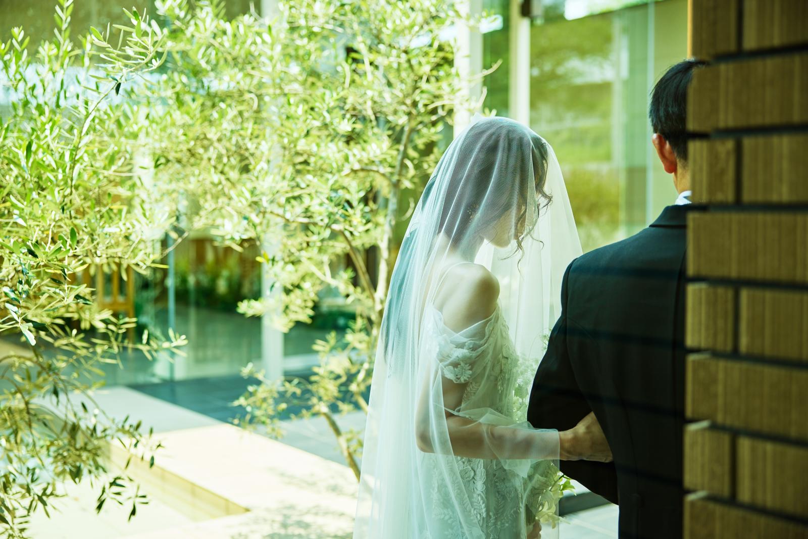 花嫁を送り出す父と娘の大切なひととき