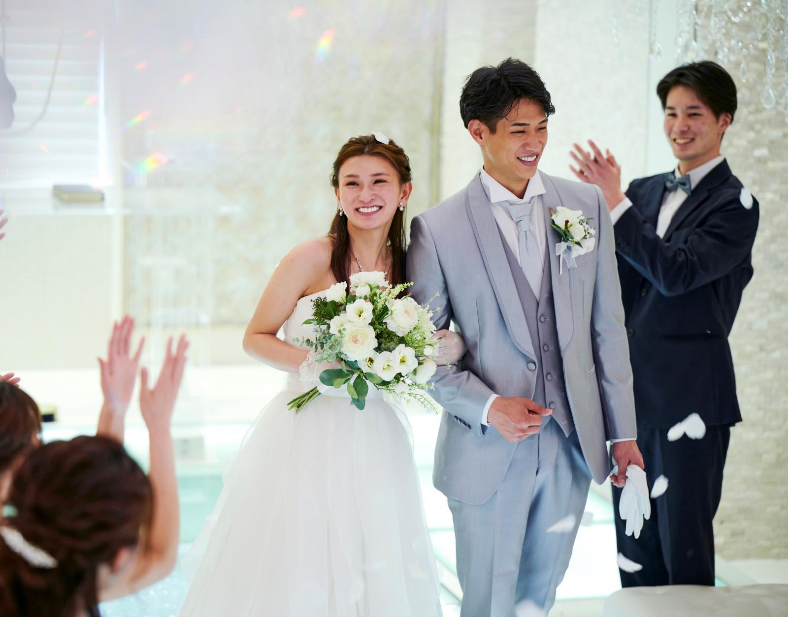 神聖なる時間を二人で迎える嬉しいひととき