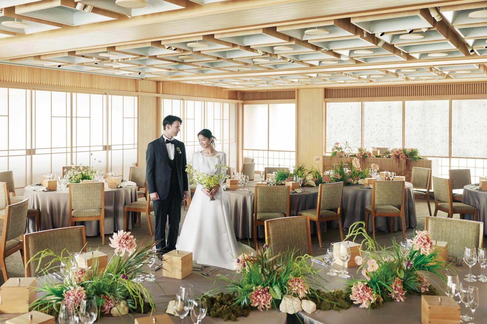 伝統と革新的な感性を合わせた祝宴が叶う会場