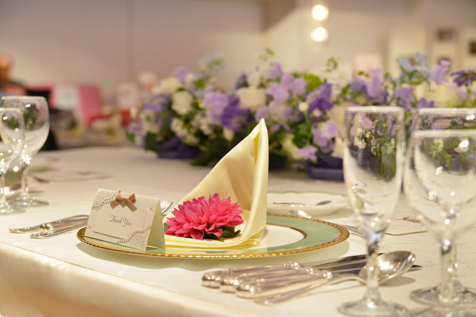 テーブルコーディネートで特別な一日を表現♪