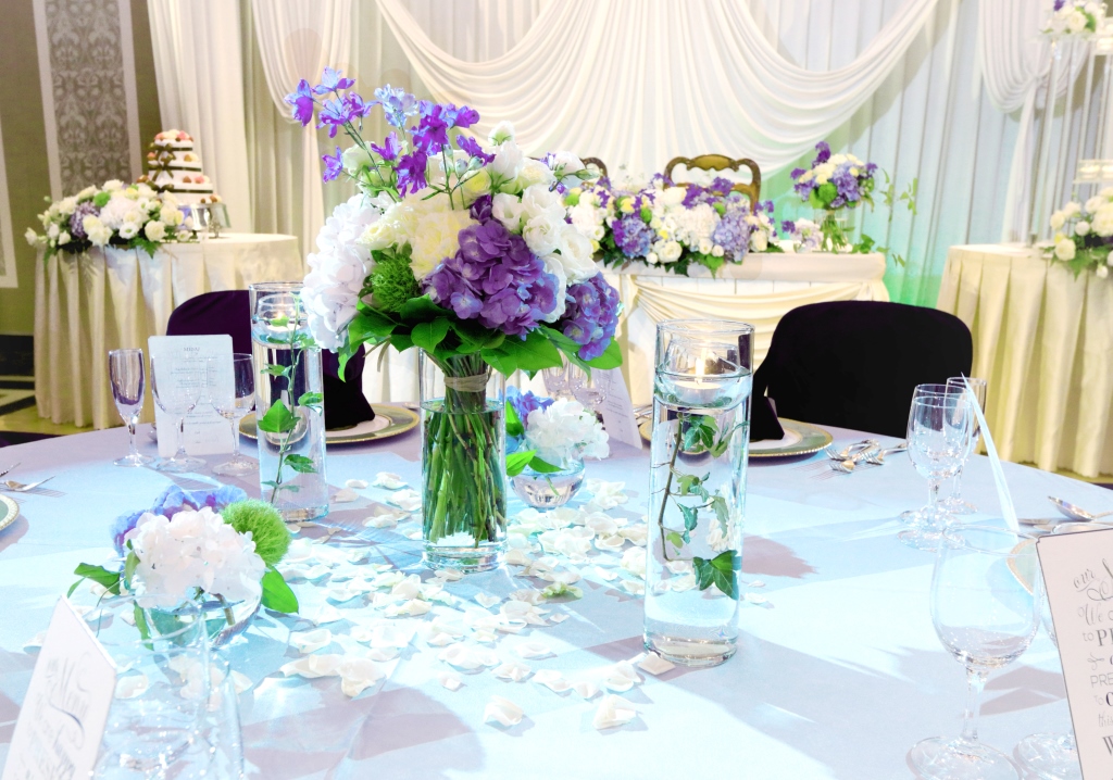 ご希望の演出に合わせてトータルでコーディネートを楽しんで♪