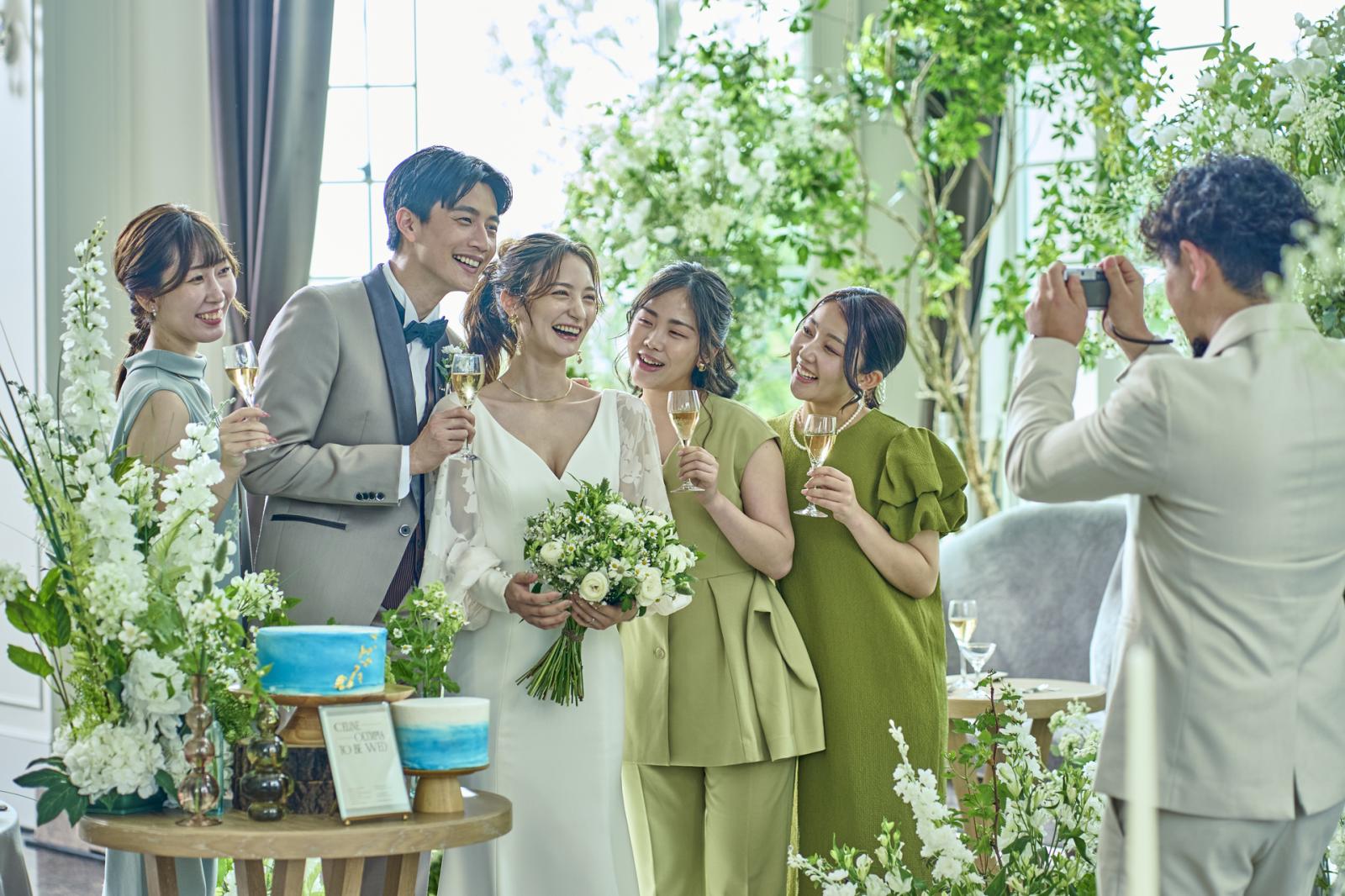 テーマに沿ったコーディネートでおふたりらしい空間も自在に