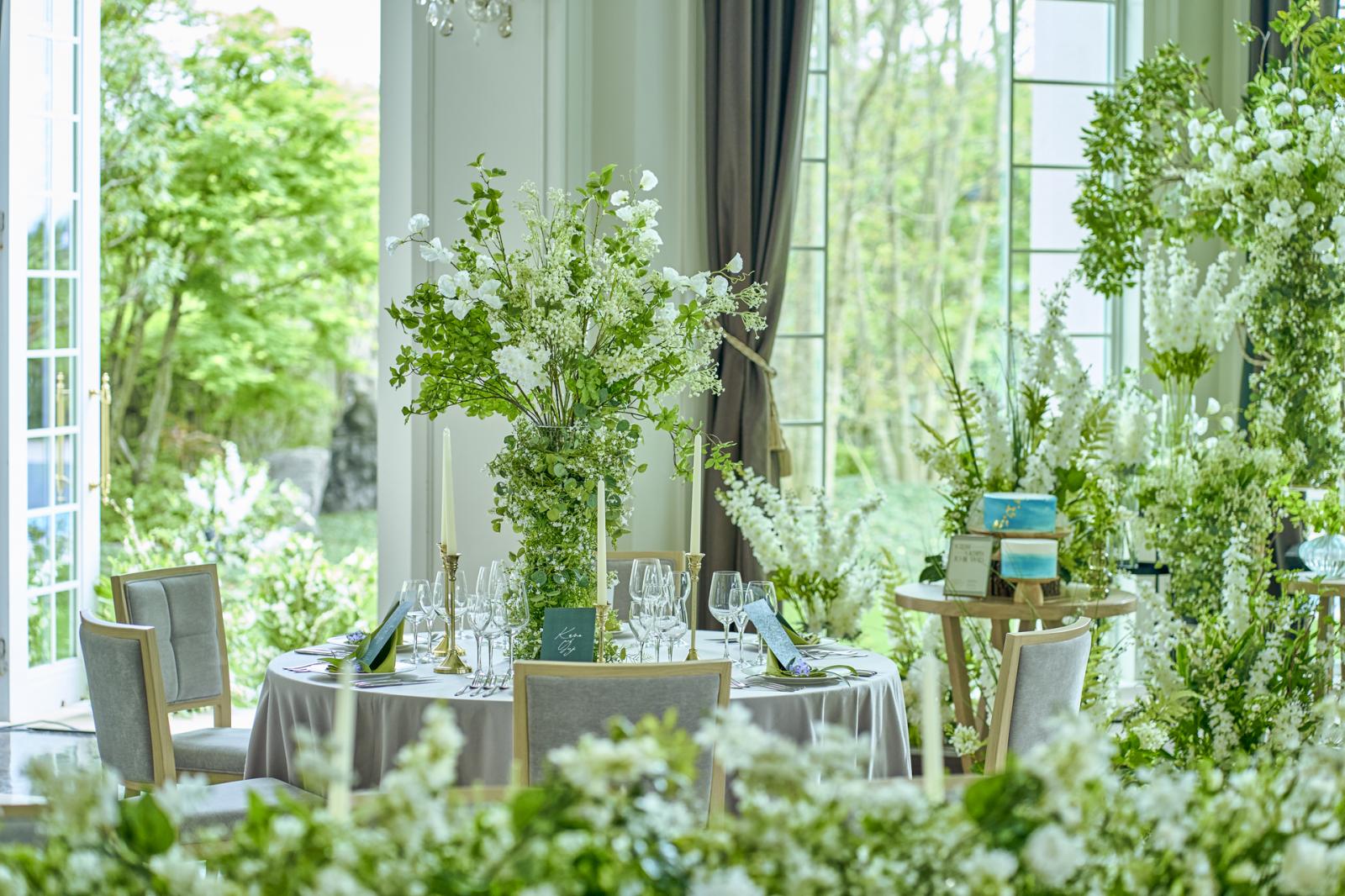 細かなコーディネートも専任のフローリストがご提案