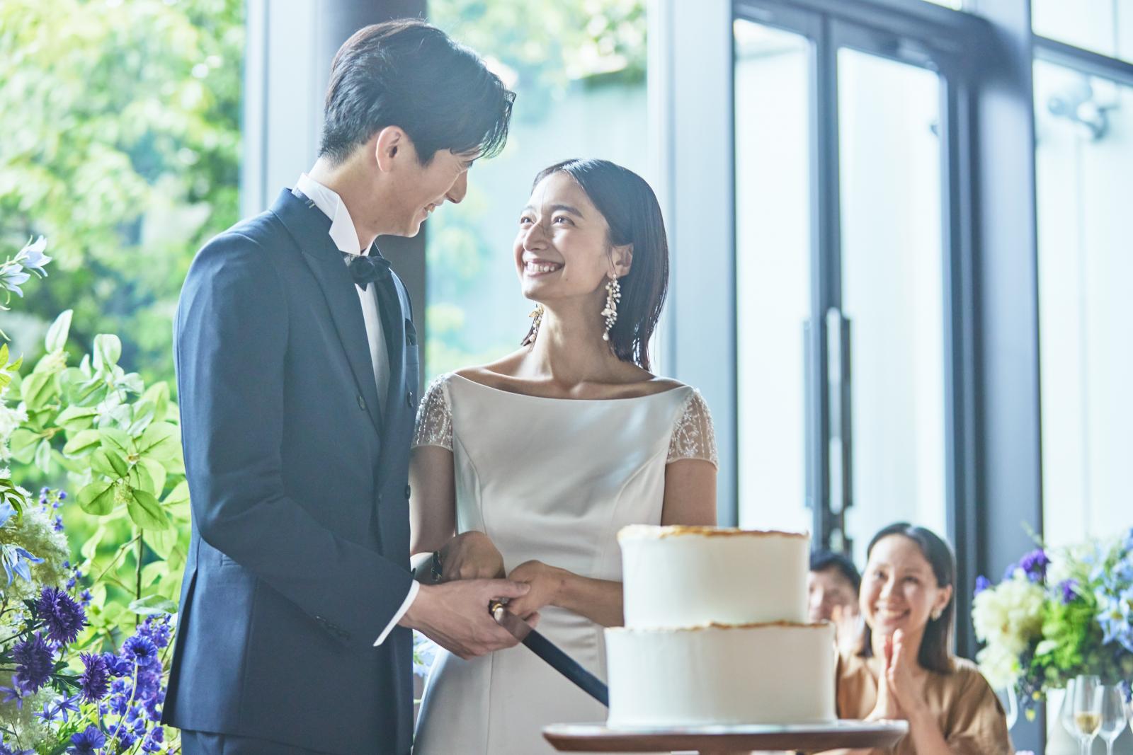 大切なゲストに見守られて様々な演出も可能