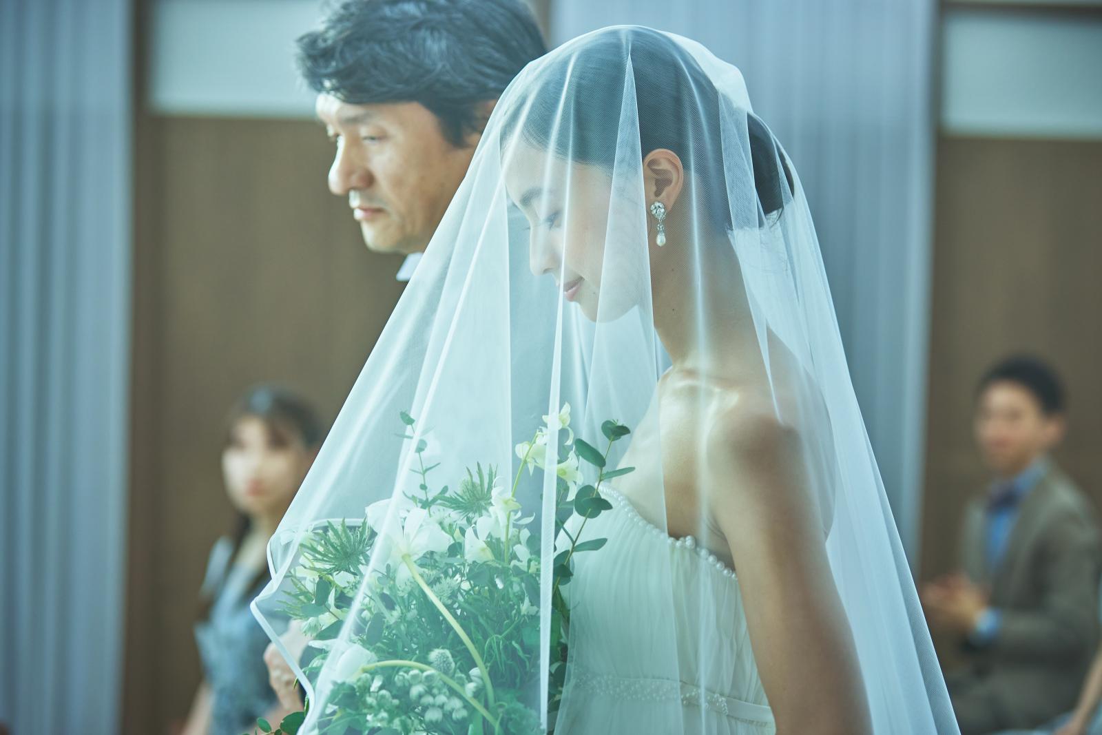 花嫁を送り出す父と娘の大切なひととき