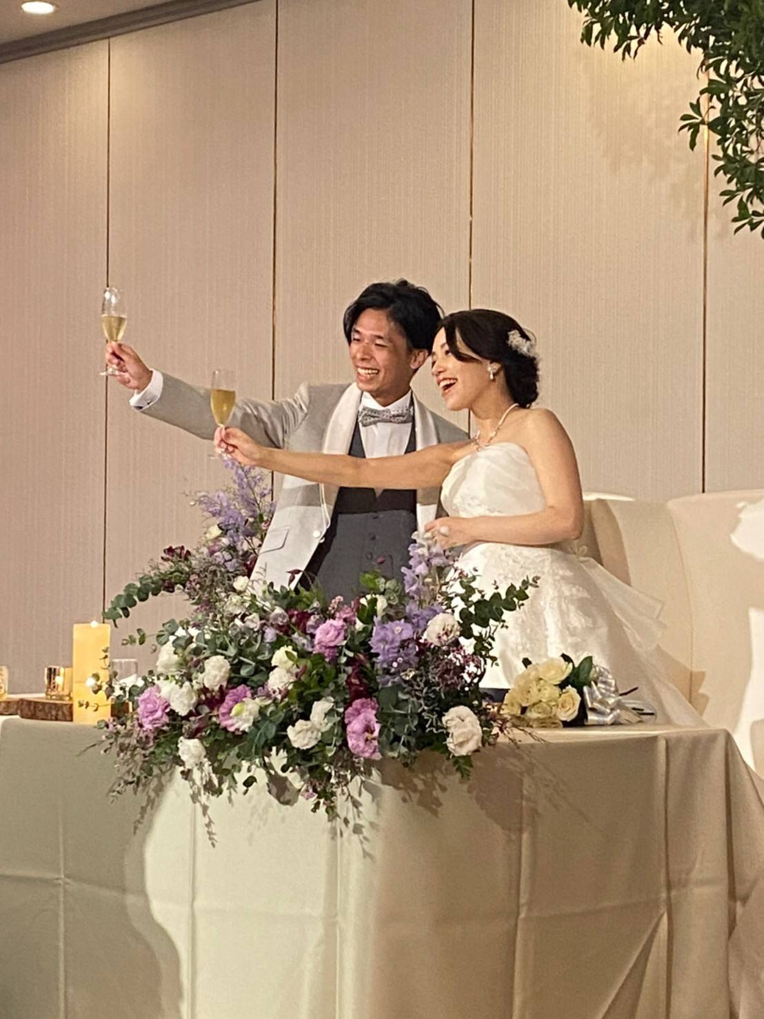 最高の笑顔♥幸せいっぱいのおふたりです♥
