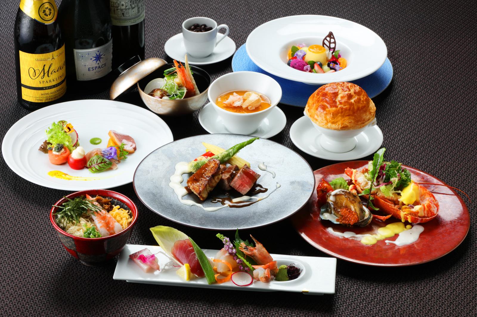 料理長より「ふたりからゲストにおもてなしの気持ちを表すのが料理と考え心を込めてお作りしています」