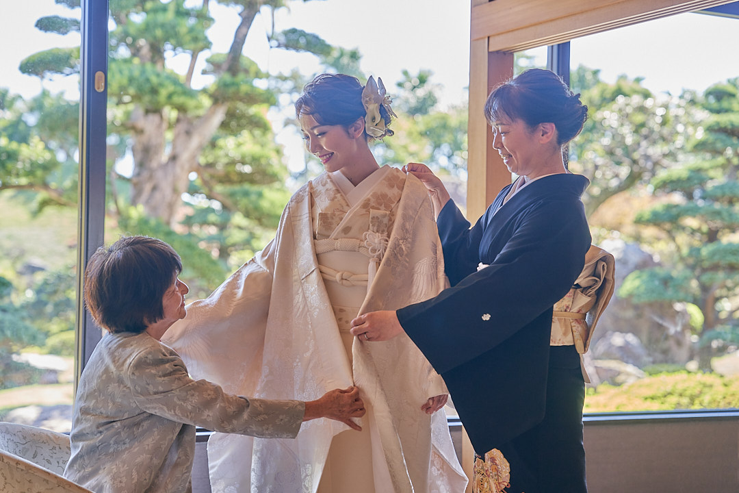 祖母から母、母から花嫁と想いのバトンが繋がる時間