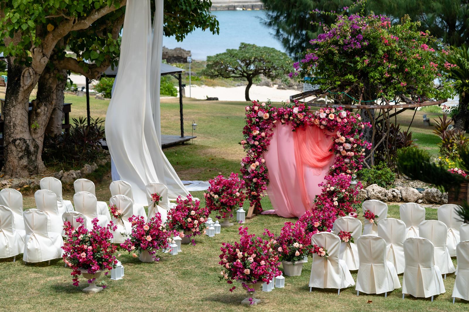 お花畑のような　ピンクバージョン