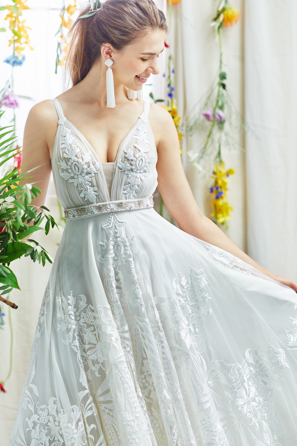 敷地内に別館で衣裳サロンを完備。結婚式の打合せと並行して、ドレスの打合せを進められるからとても便利！