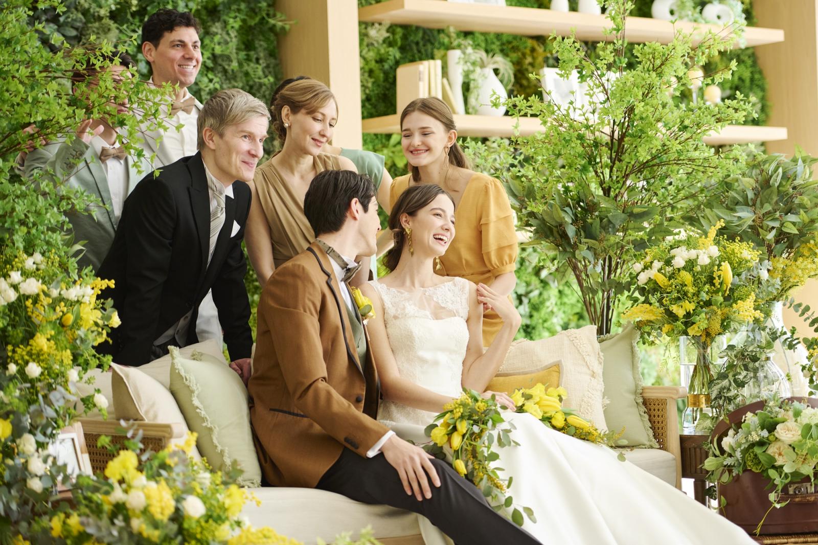 ソファ席での記念撮影も人気！