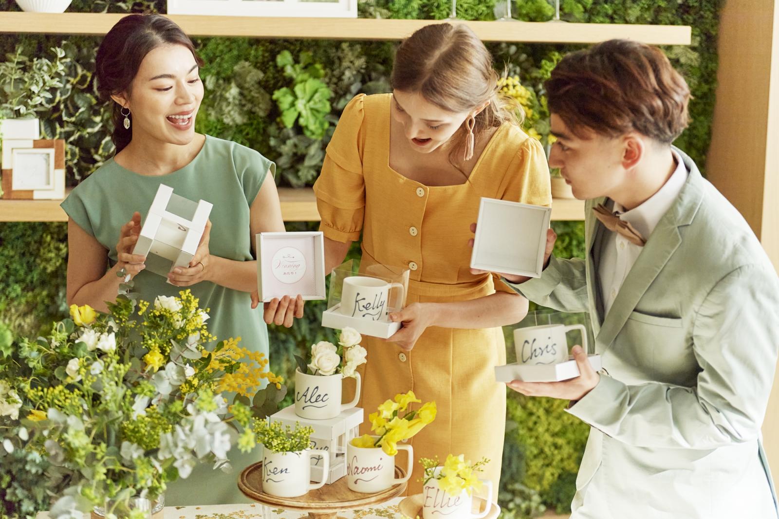 ゲストへのオリジナルプレゼント演出も◎