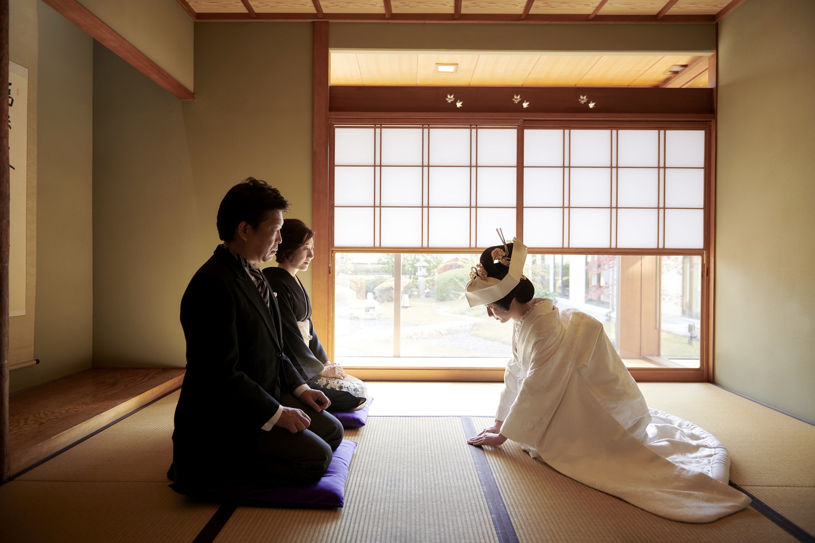 「花嫁挨拶の儀」挙式の前に両親に感謝の気持ちを伝える