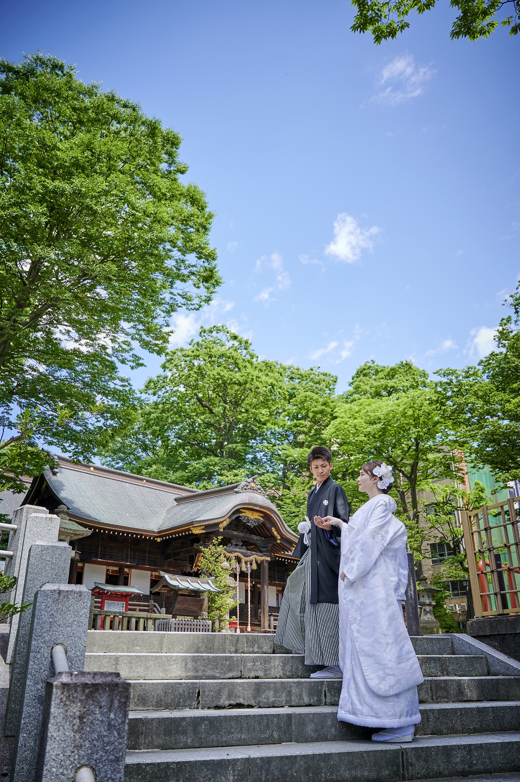 神前式で厳かに両家を結ぶ挙式