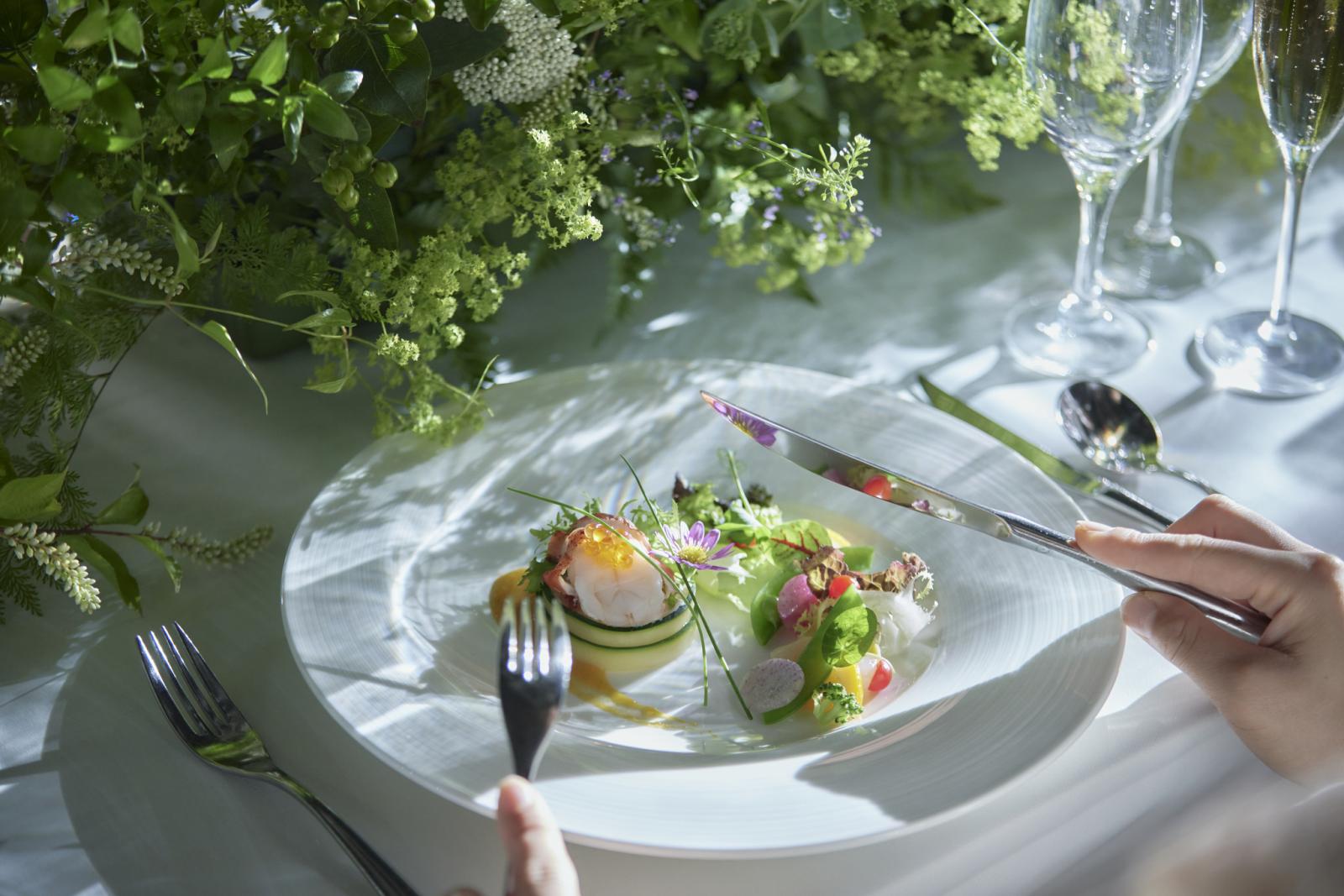 ゲストにおもてなしするお料理もこだわって