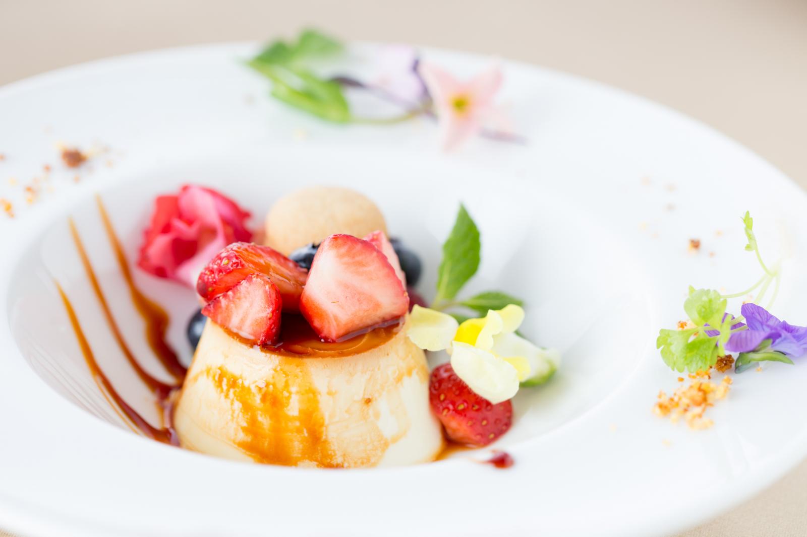 デザートもハンドメイド！<br />
大人気の『パンナコッタ』濃厚で後味スッキリ♪