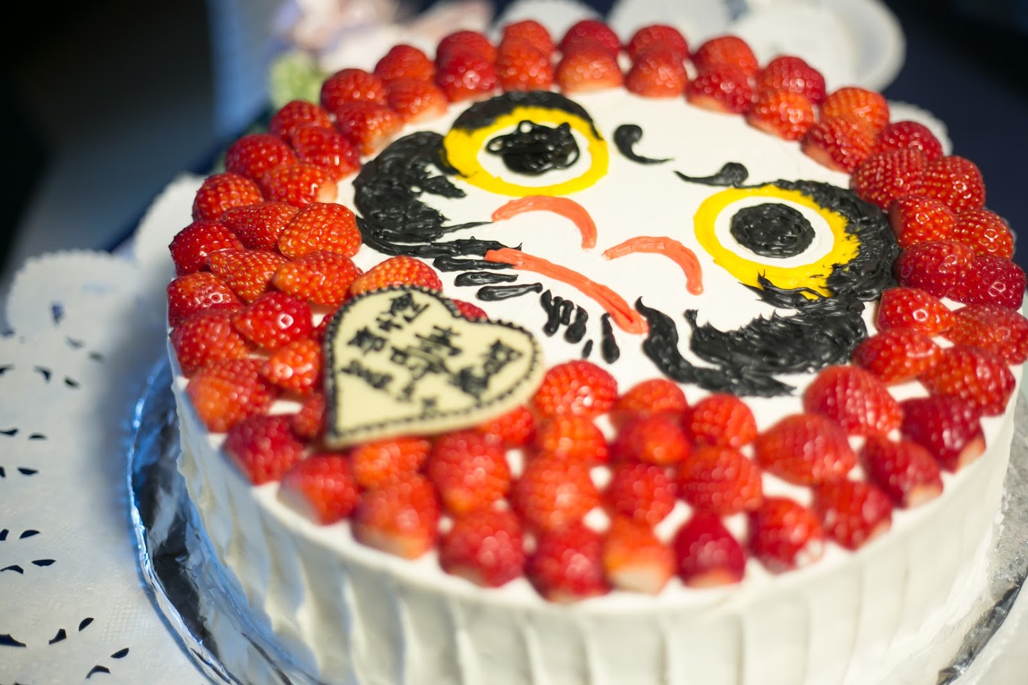 人気のだるまのウエディングケーキ