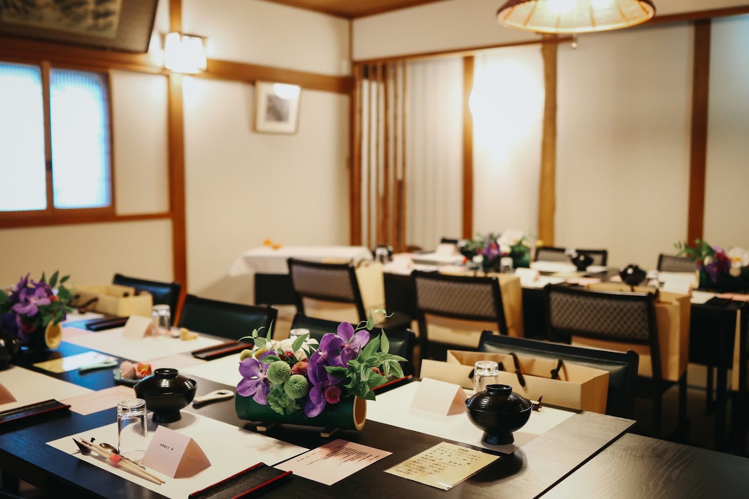 20名までの少人数なら離れのご会食会場がご利用可能。アットホームな雰囲気のご会食が叶います。