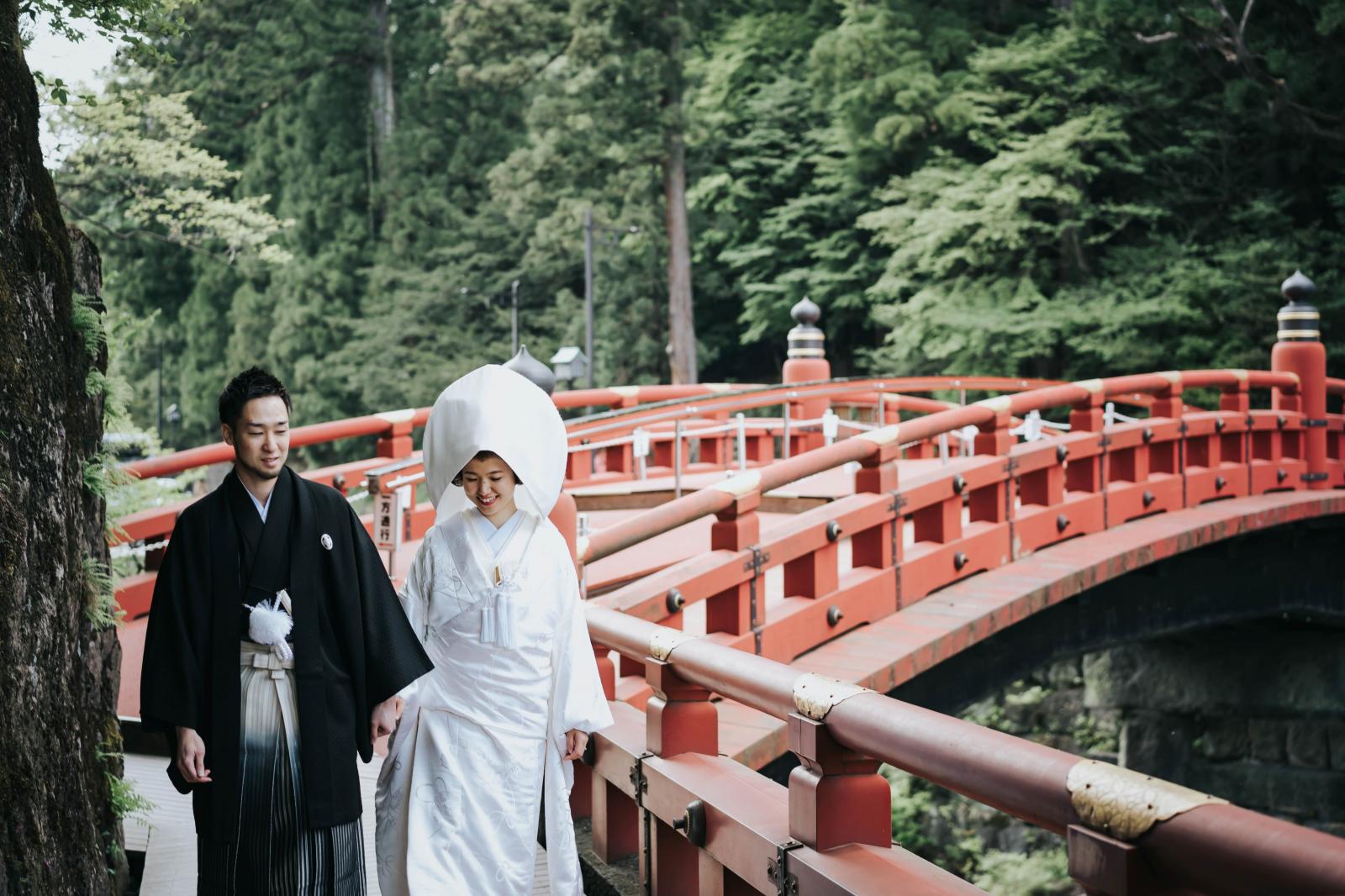 別名「山菅の蛇橋」<br />
幸せへの架け橋として結婚式の際のみ渡り切ることが出来る特別な儀式です。