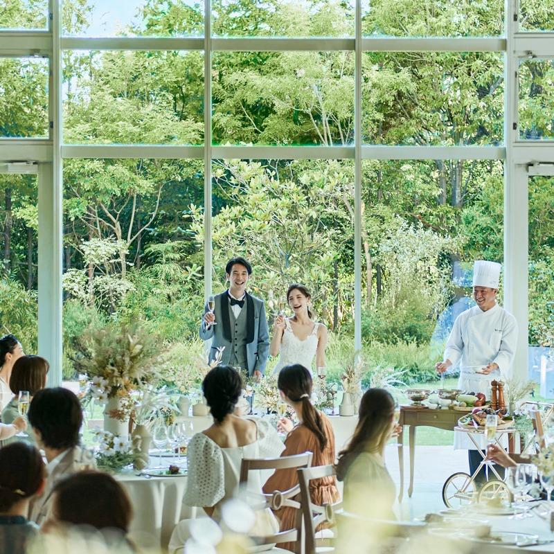 【プレミアム】道産牛試食×天空チャペル模擬挙式×10大特典