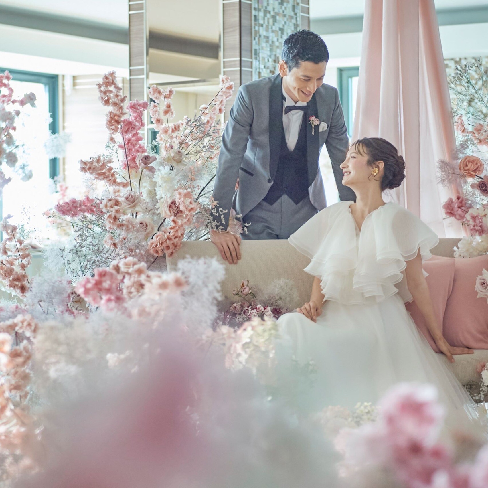 初見学におすすめ◎卒花人気No.1★ドレス70万特典＆花嫁体験試着＆美食