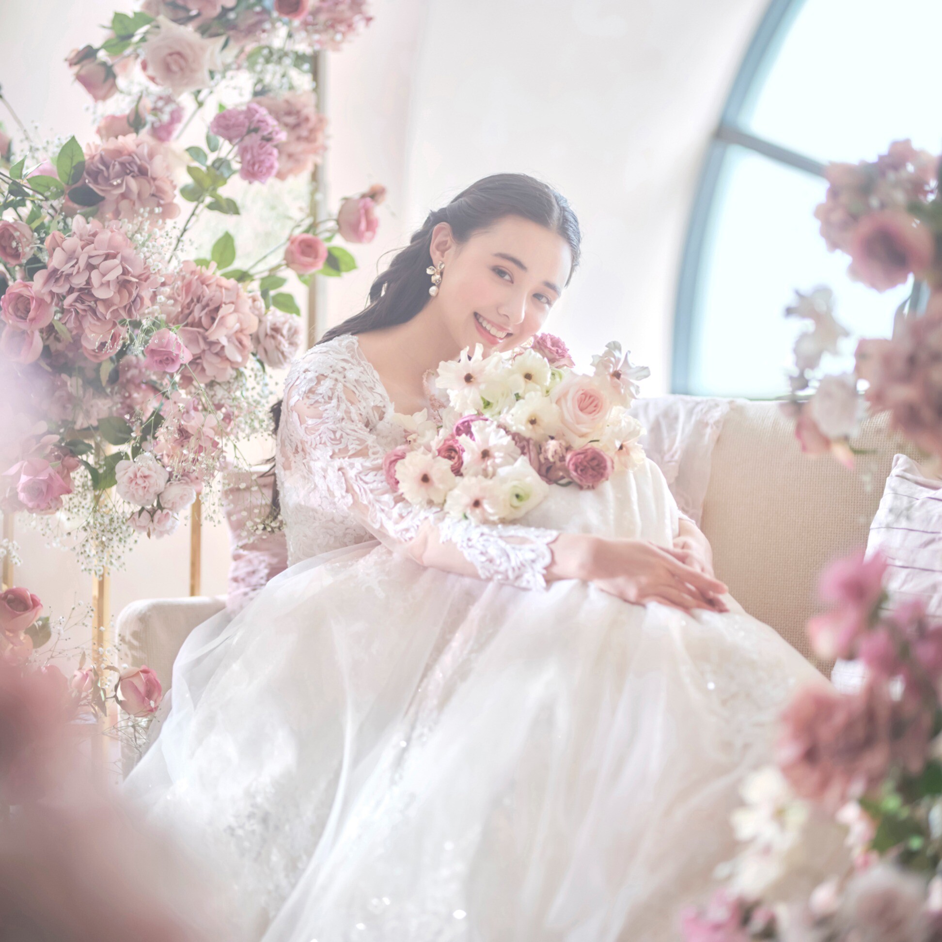 愛され花嫁体験◆ドレス70万特典＆試着*憧れ大階段×3万美食