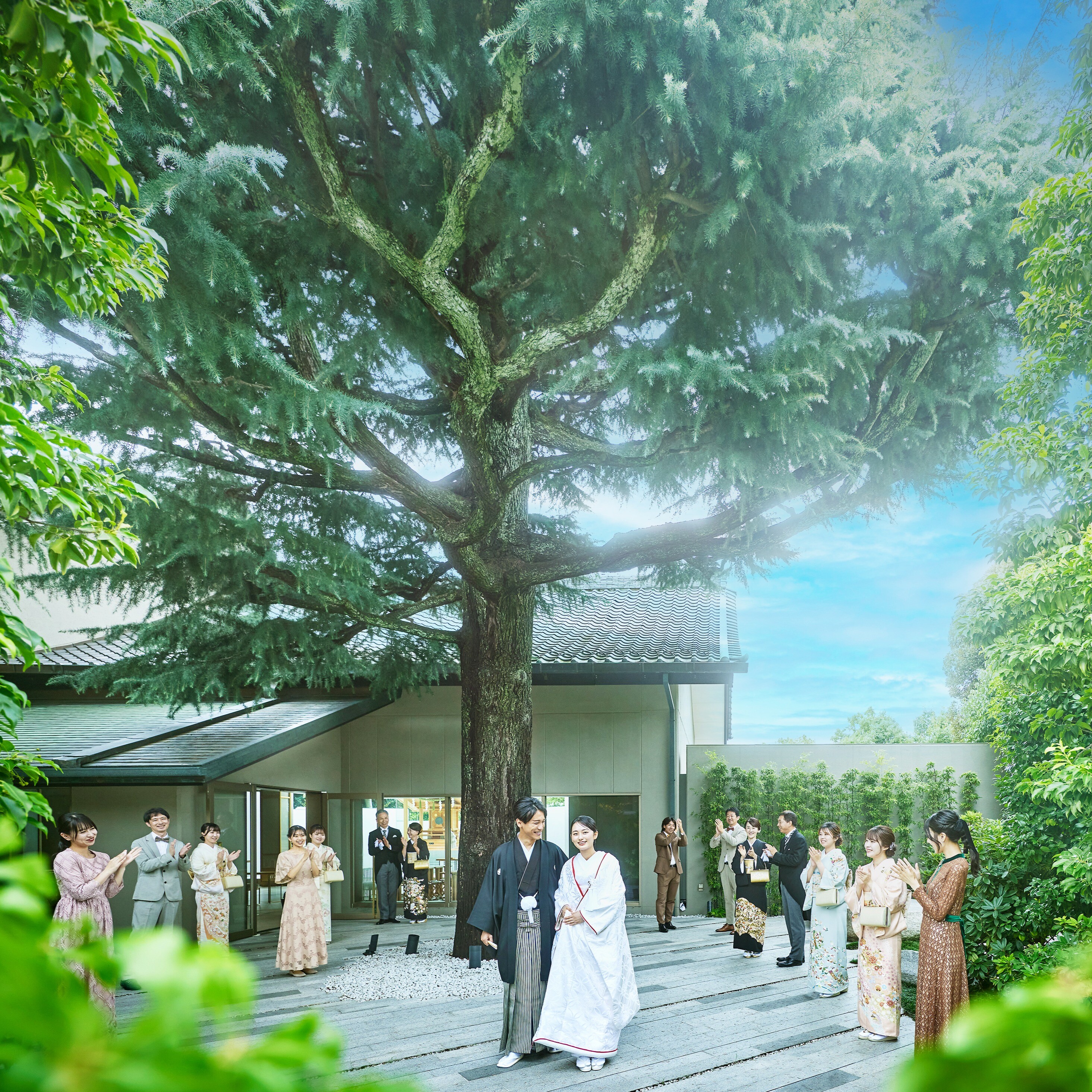残▲【AM来館特典付】庭園を臨む儀式殿見学×花嫁和装試着×豪華試食