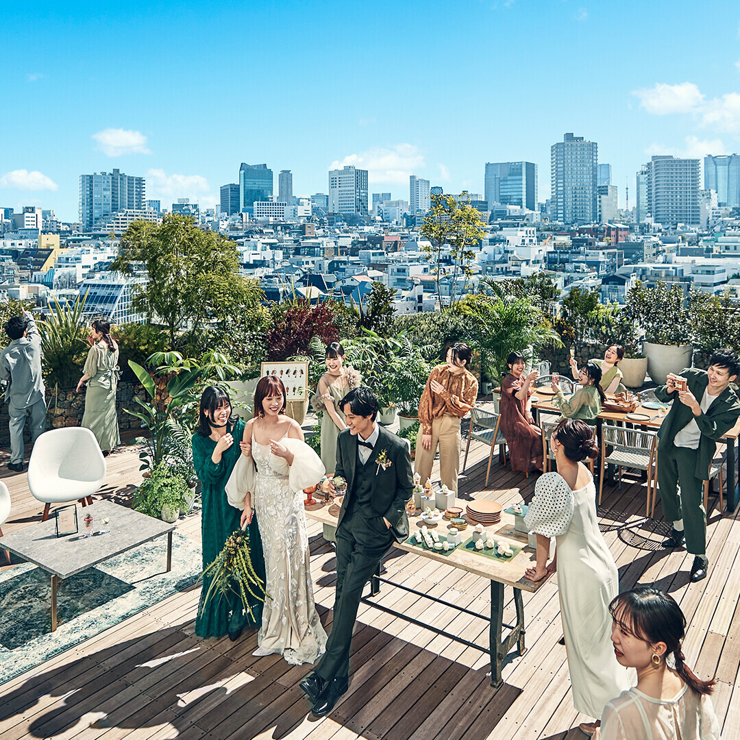 残１△東京1位受賞【国産牛と帆立の贅沢試食】表参道一望テラス×人気の演出体験