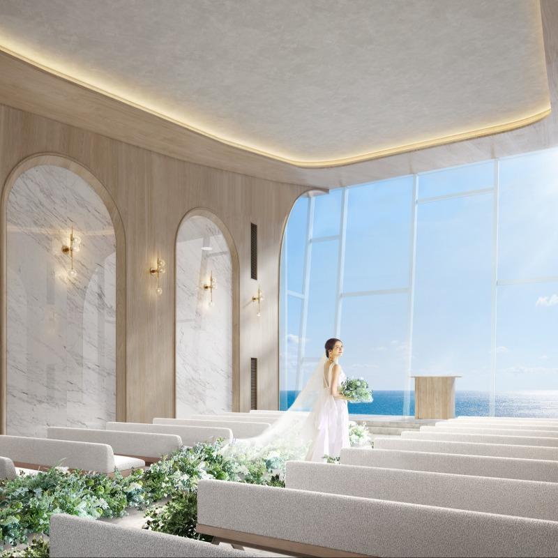 ＼当館人気No1／海見え新チャペル×おもてなし体験×豪華試食