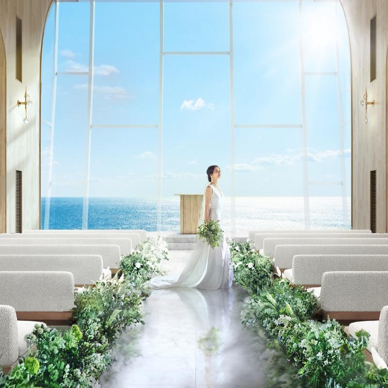 ＼当館人気No1／海見え新チャペル×おもてなし体験×豪華試食