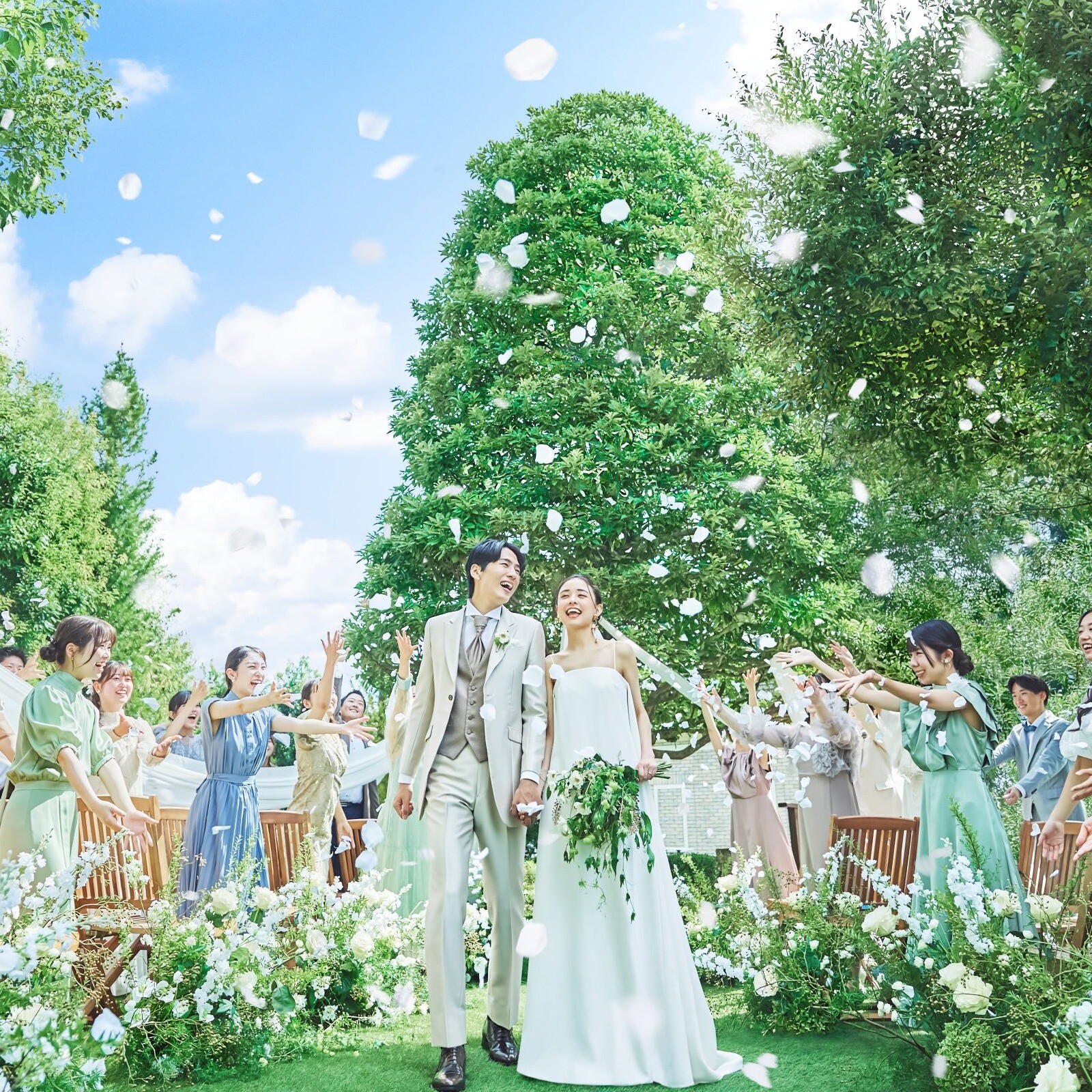 ＼GW*BIG！アマギフ1万付き／新横浜すぐのガーデン体験×ドレス試着×絶品試食