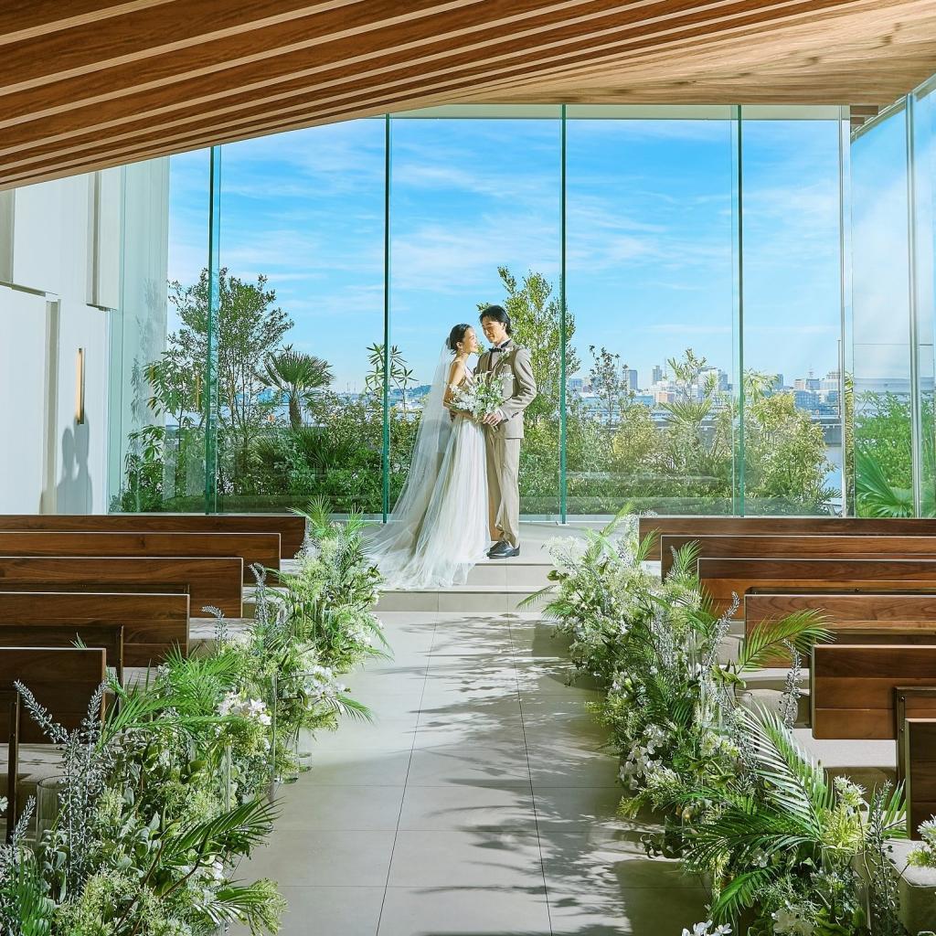 【当館人気No1】新チャペル×リゾート演出×送迎&黒毛和牛試食