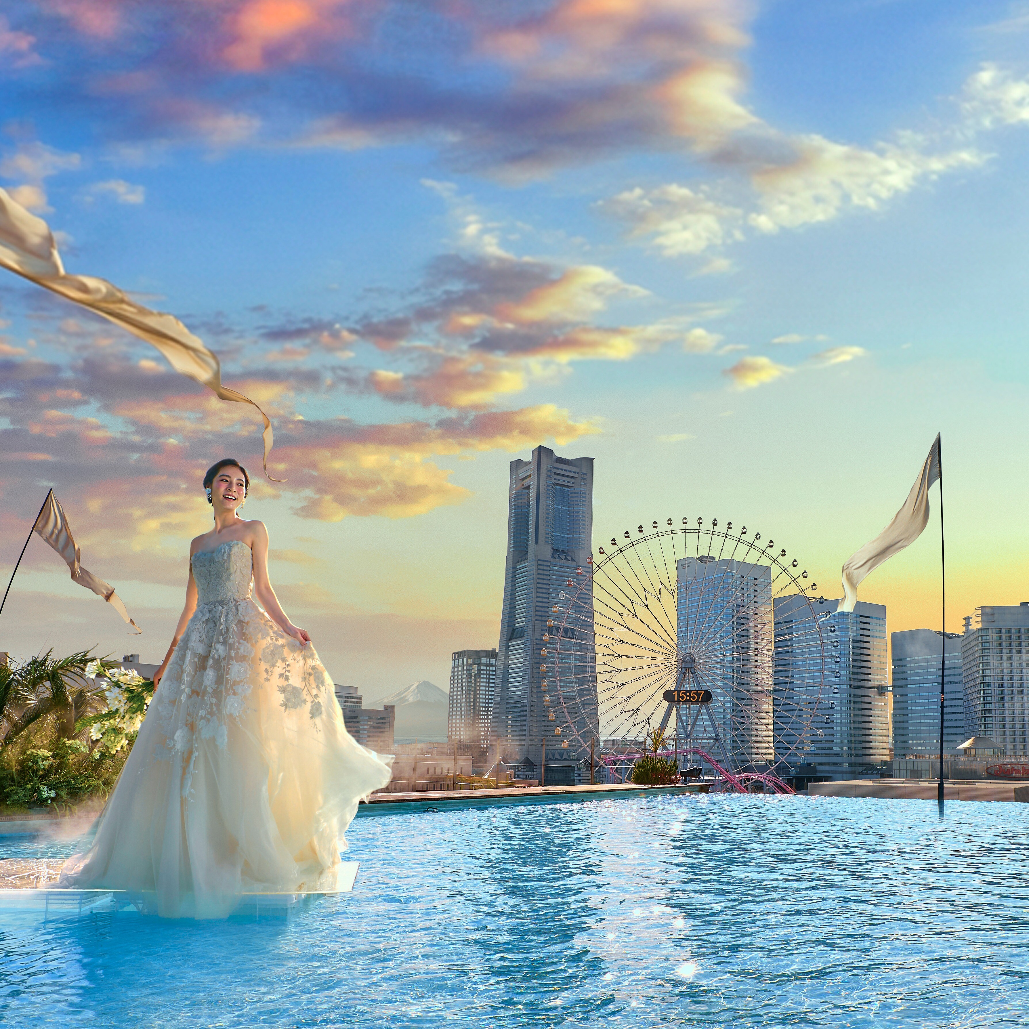 残1*夏BIG＼150万優待／絶景×ドレス展&緑光水*チャペル&2万試食