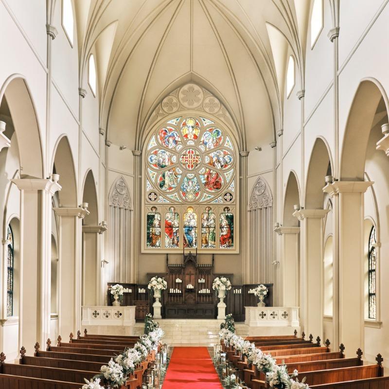 【少人数相談】2チャペル比較見学×2万相当試食付×衣装見学会