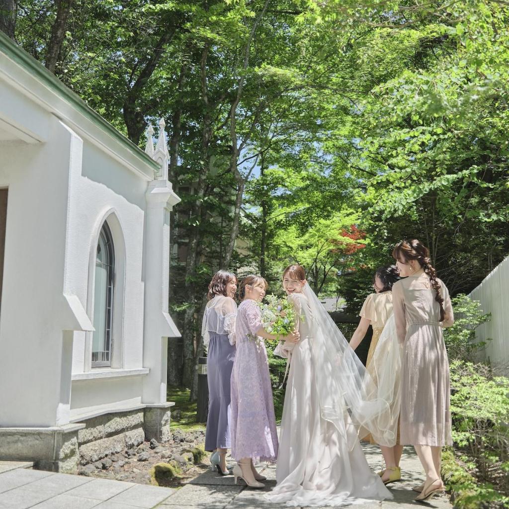 【マイカー優待＆スイーツ付】森のプライベートウエディング体験