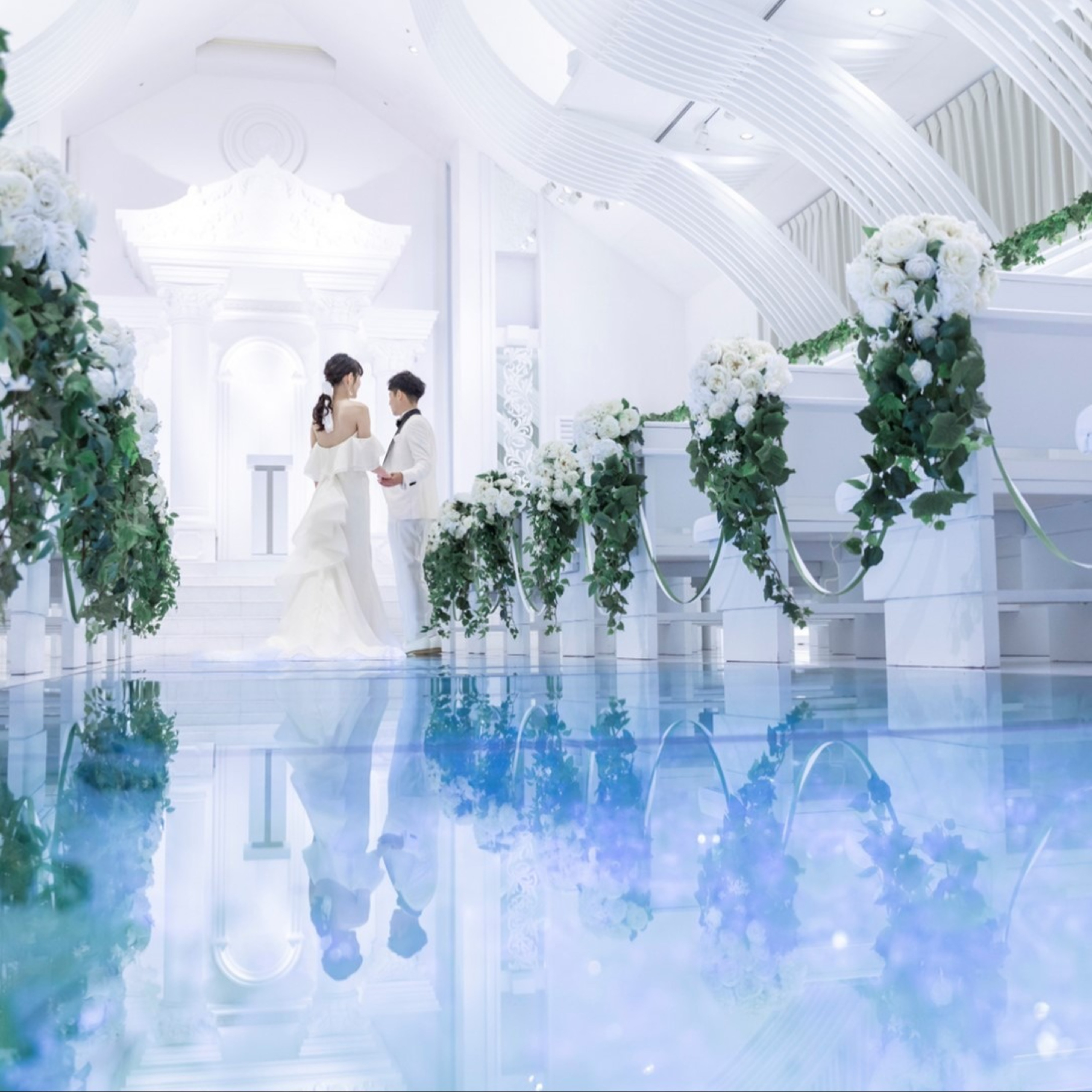 【ギフト2万プレゼント】ガラスの光煌めくチャペル＆リゾート会場見学