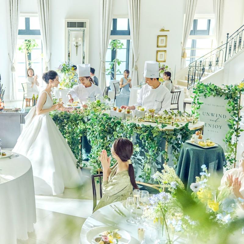 水曜限定*豪華試食付◆大階段×ガーデンで欲張り演出体験フェア