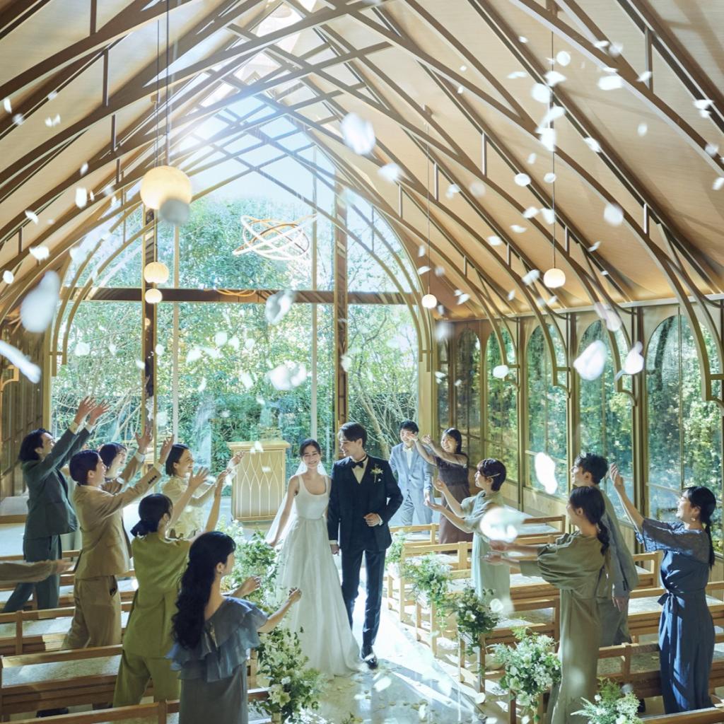【新チャペル誕生】挙式＆貸切邸宅ALL体験×国産牛&オマール試食