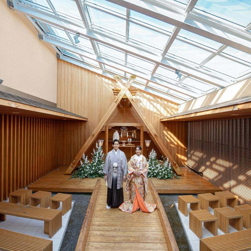 ＼【和】に興味があるなら／天窓の館内神殿＆圧巻*和装見学
