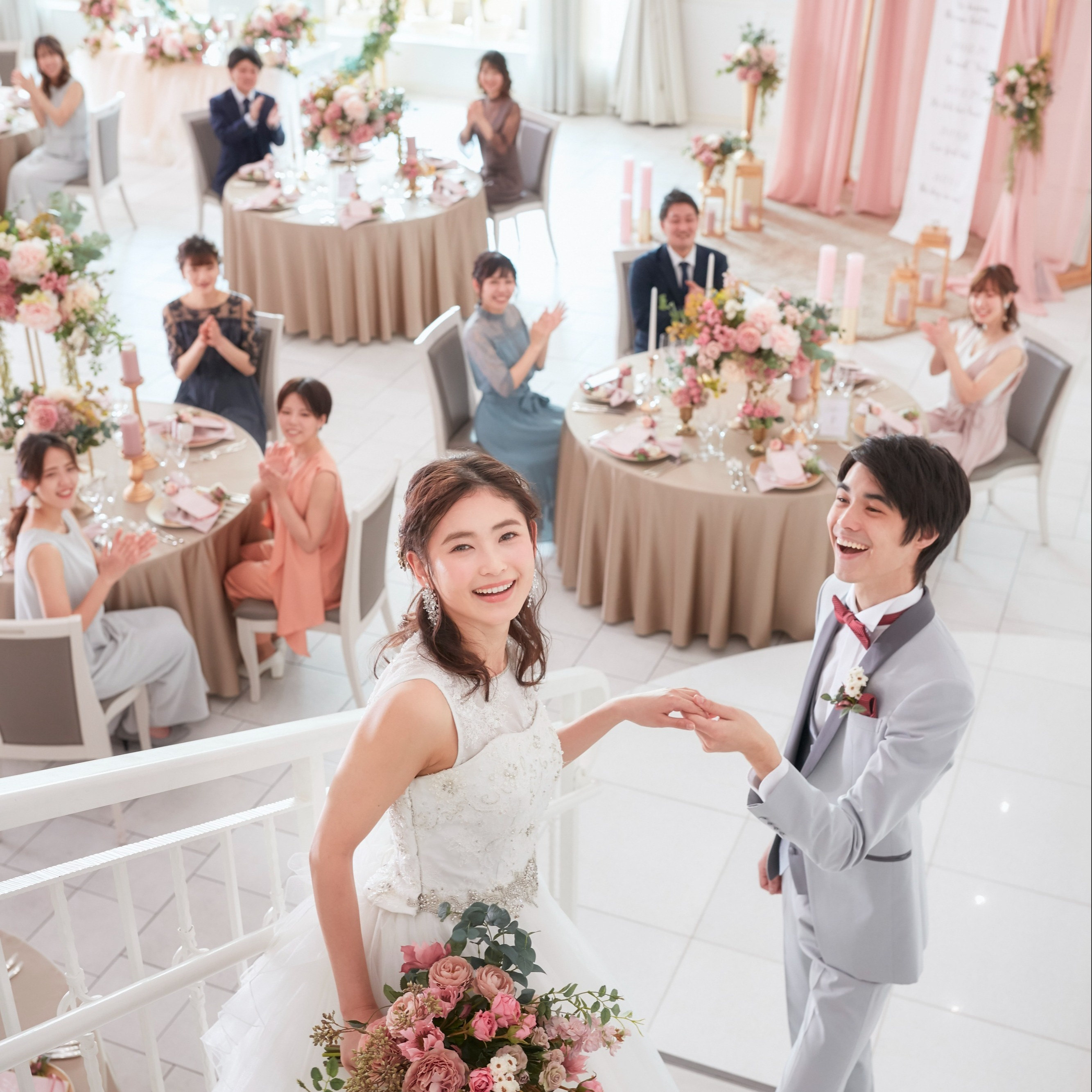 【花嫁満足度NO.1】天高13ｍ＊県内唯一の大聖堂×憧れの階段入場体験
