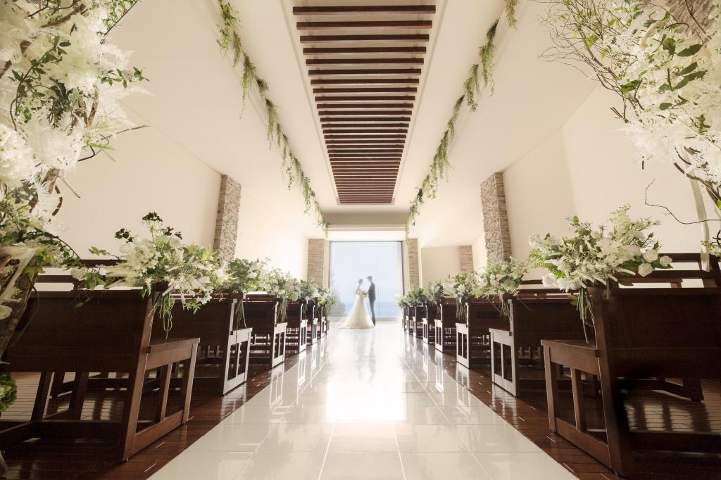 【海チャペル挙式】感動挙式入場体験×松阪牛試食×QUO特典