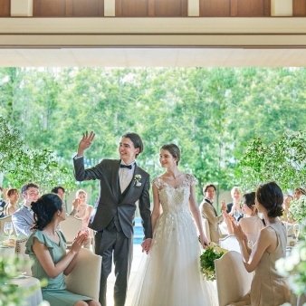 【松阪牛×黒毛和牛!5品試食】挙式0円*ガーデン邸宅×森チャペル