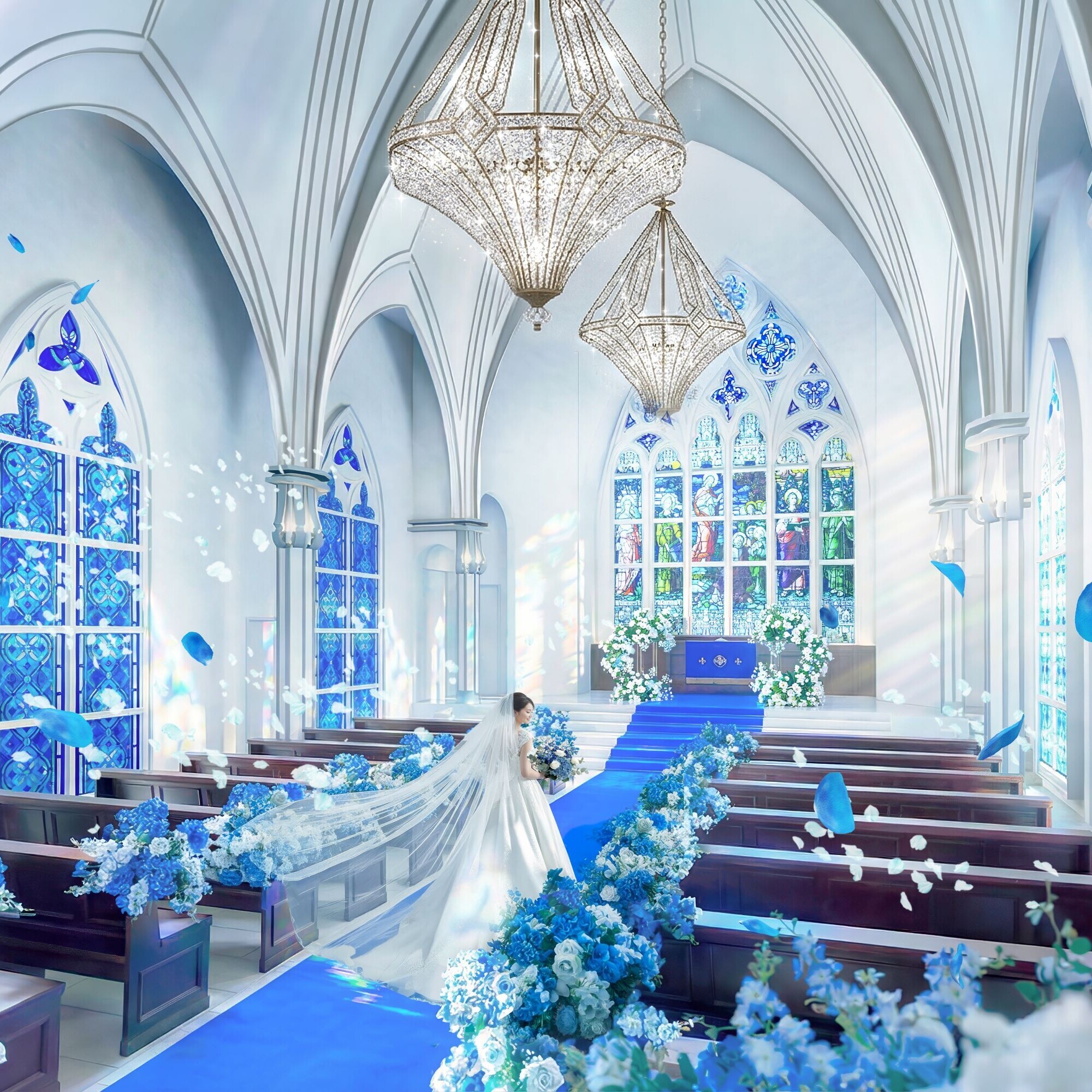 ＼160万優待＆Ama1万／聖青の大聖堂☆豪華試食×Dress試着♪