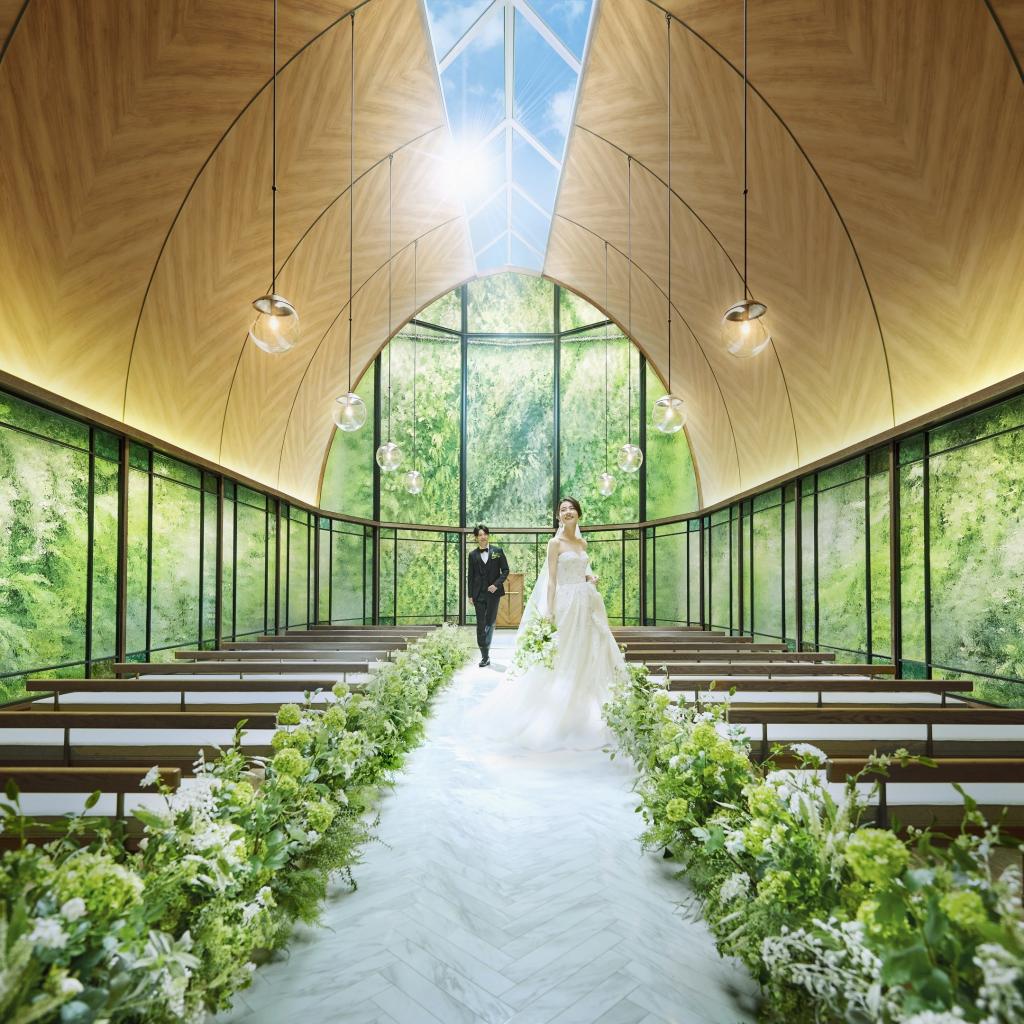 満足度No.1【新チャペル誕生】アマギフ2万&150万優待★模擬挙式&特選牛試食