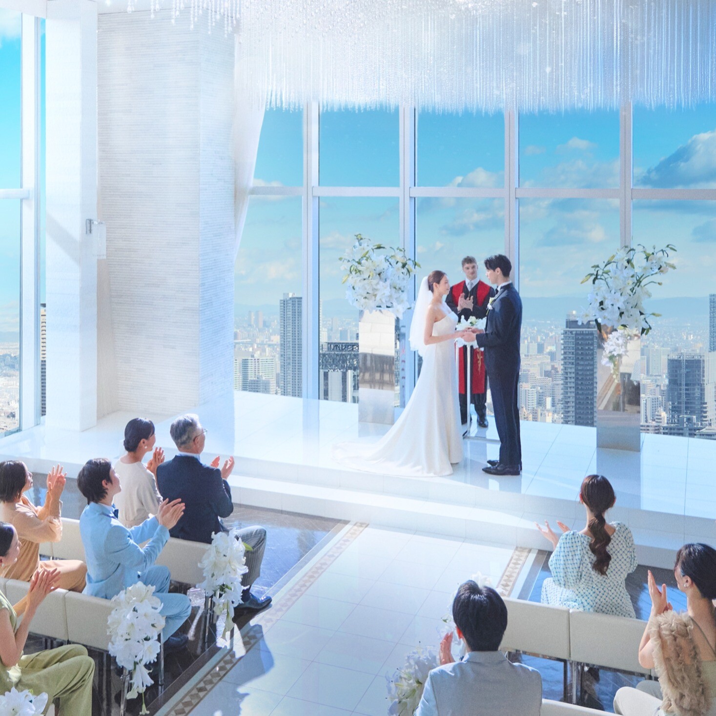 当日OK*祝日SP【最大3万ギフト×150万優待】絶景に誓う天空挙式×美食体験