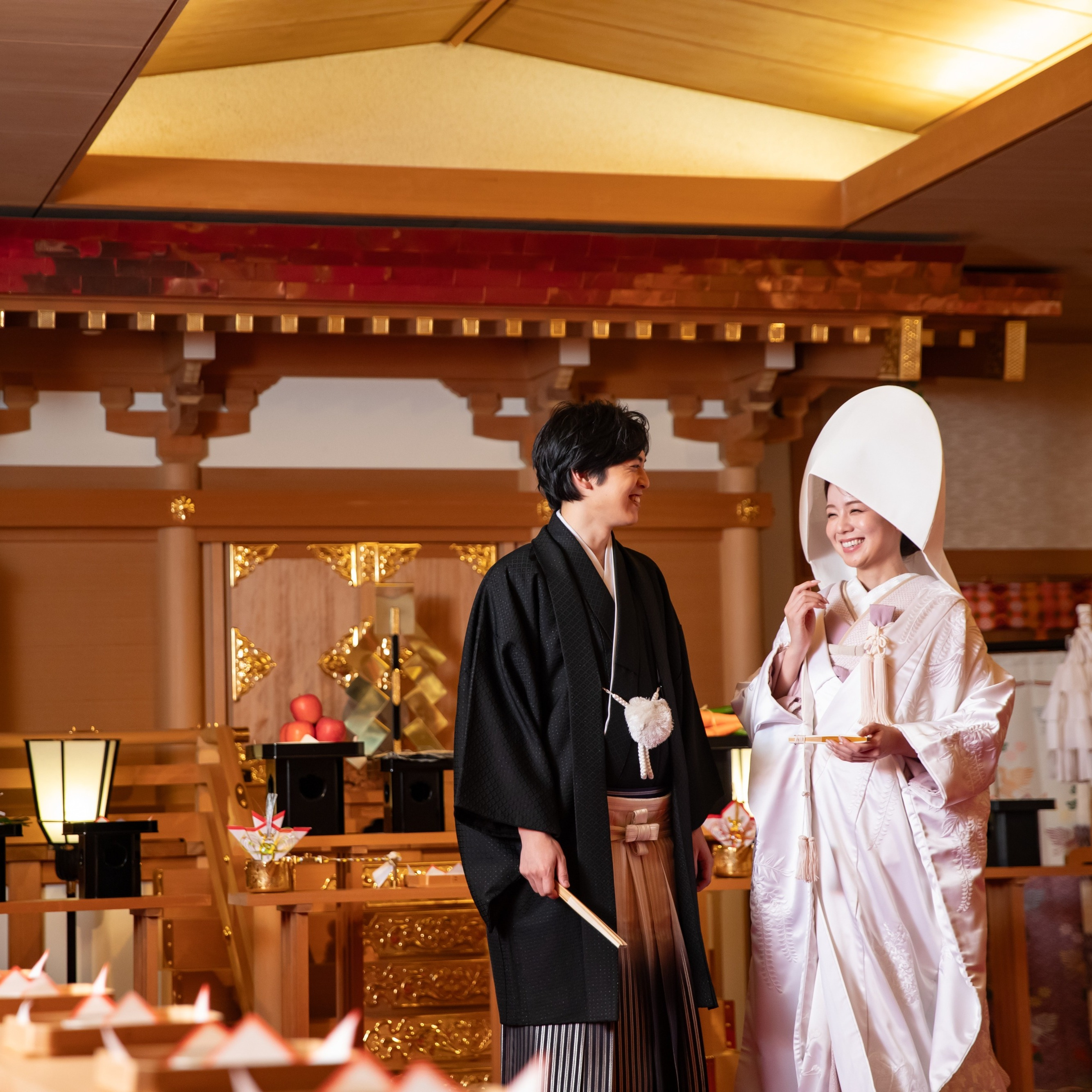 【和婚をお考えの方へ】本格的な神殿見学×和装試着×絶品試食
