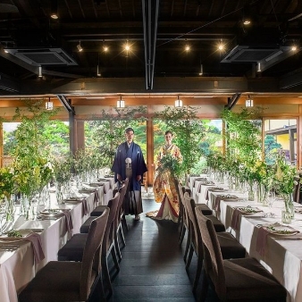 【ドレスも和装も着たい】弓絃葉で叶う和洋貸切ウエディング体験