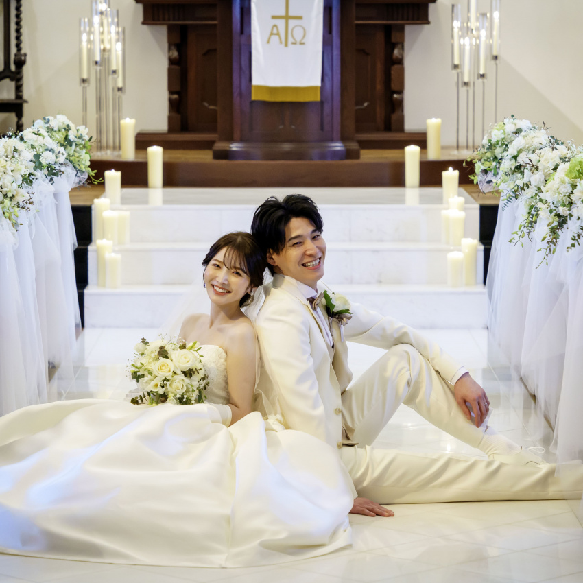 ５日前予約！【断然1位のフェア】
フルコース試食×大聖堂教会体感×ドレス見学