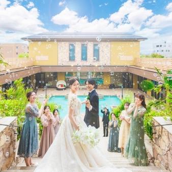 水×緑×炎の大迫力！別館ロヴィナテラス★ウォーターショー体験